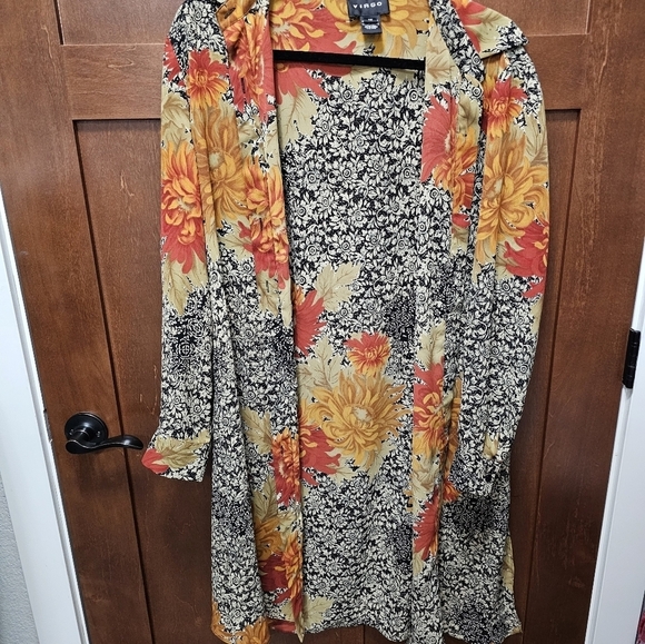 VIRGO Kimono Sz Lg - Picture 7 of 8